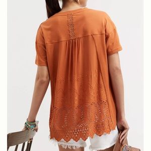NWT Anthropologie Embroidered Top